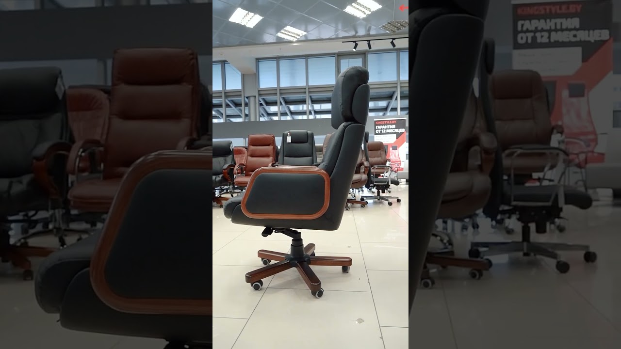 Руководительское кресло Chairman 417 в натуральной коже | Заказ на www.kingstyle.by | 