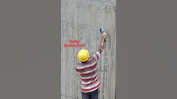 Column Hacking/touch up work #funny #stunt #smart #civilengineerwork07 #construction #column #hacker