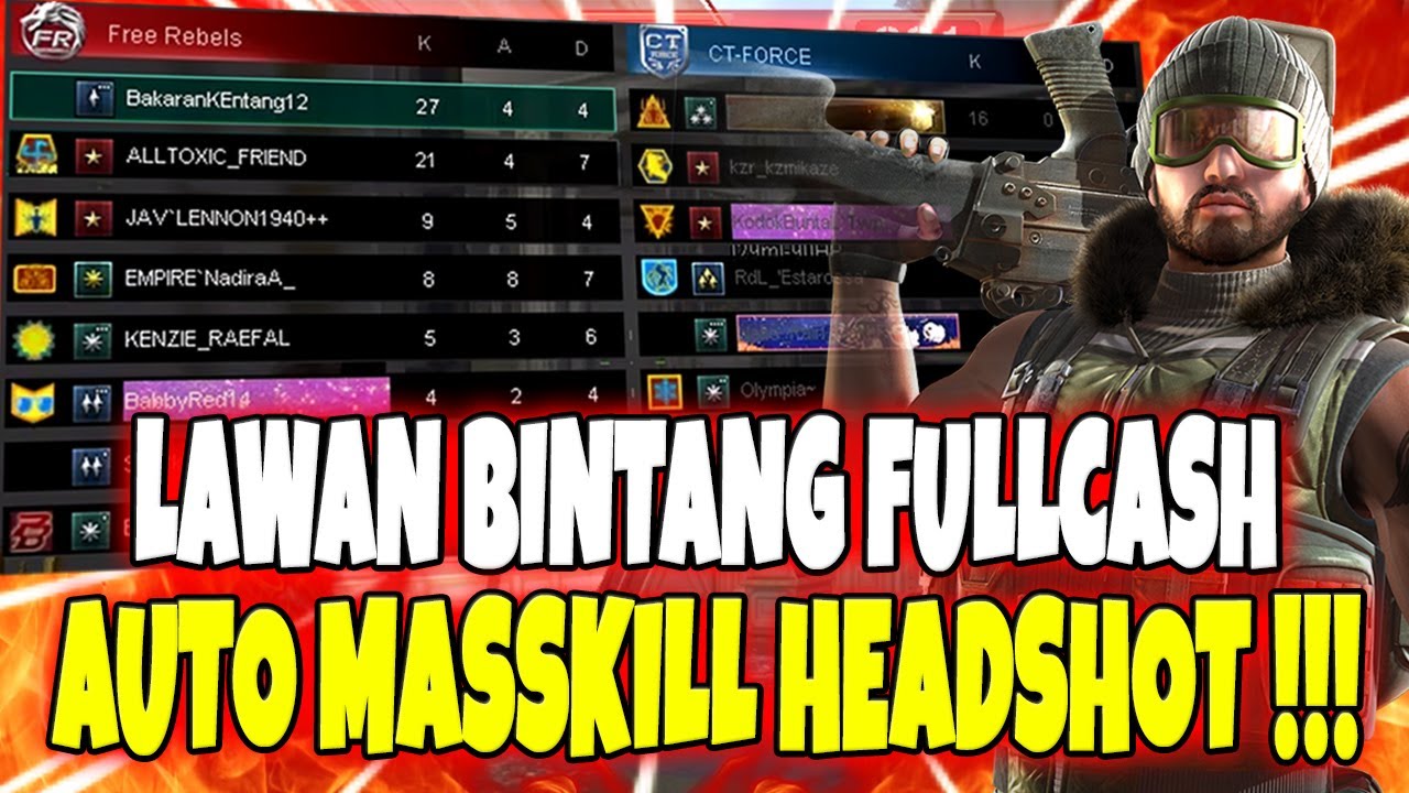 NGERUSUH MAJOR BINTANG AUTO RATA!! DIKIRA PAKAI CHEAT POINT BLANK - CAHWIGUNA - OBBYPHY POINT BLANK