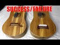 Mini Acoustic Guitar - Reclaimed Historic Boat Wood