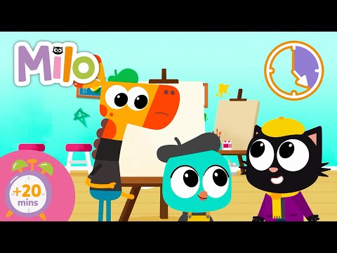 ¡Se un GRAN ARTISTA como Milo! 🎨 | +20 minutos | Manualidades + juegos + capítulos #dibujos #niños