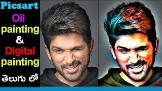 How to change a photo like oil painting & Digital painting in picsart | oil painting Editing screenshot 5