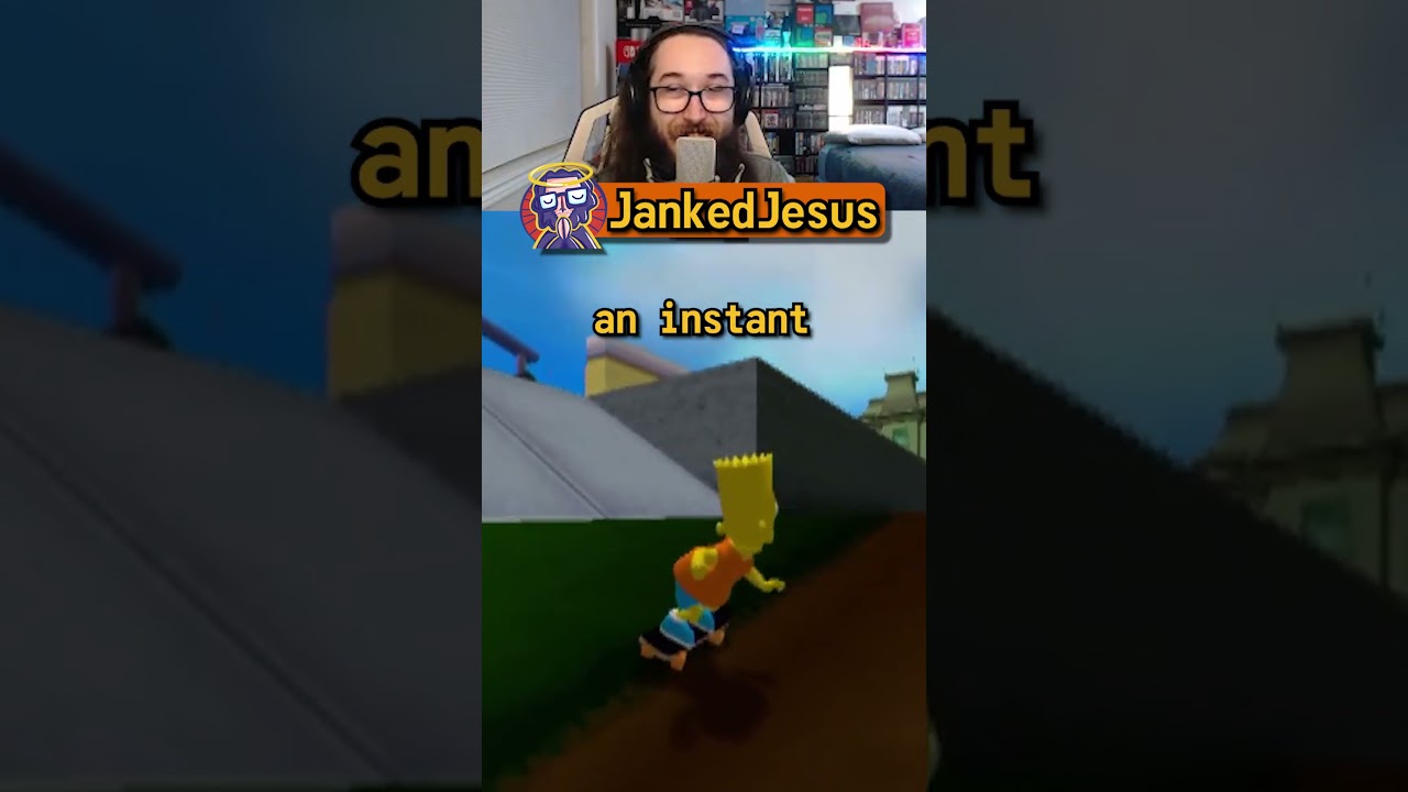 Went right through it! | The Simpsons Skateboarding (PS2)