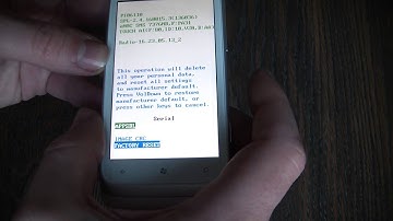 How To Hard Reset An HTC Radar Smartphone