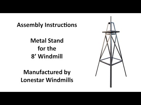 Metal Windmills Lonestar - Garden Windmill Assembly Instructions Metal Windmills Lonestar - Garden Windmill Assembly Instructions