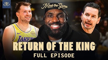 LeBron on Fitting in with Luka, Bronny