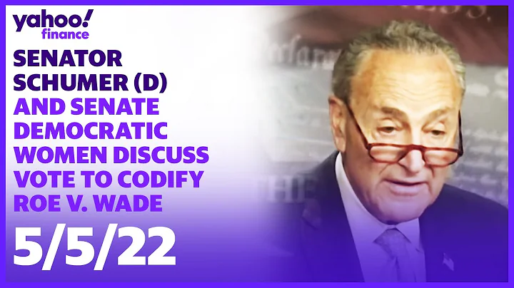 Senate Democrats hold press conference on vote to codify Roe v. Wade