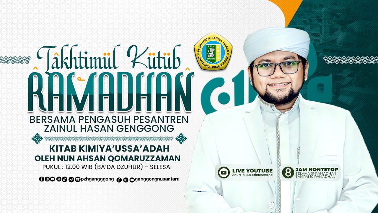 #6 🔴LIVE NGAJI RAMADHAN | KITAB KIMIYA'US SA'ADAH