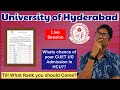 All information about CUET UG HCU Admission 2025 || Cut Off Admission Fee &amp; Hostel Facilities