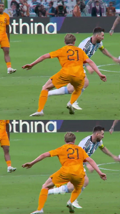 Leo Messi has NO MERCY for DE JONG!!!!