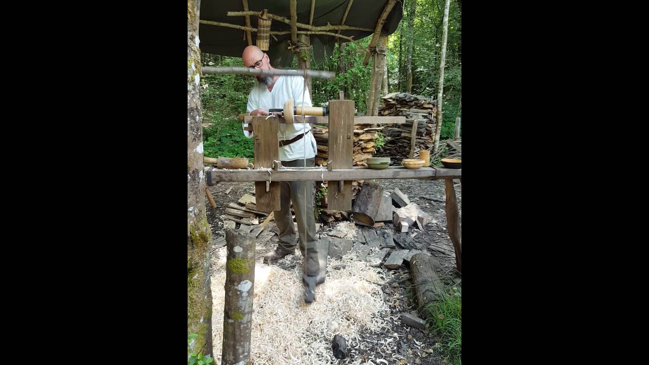Guedelon - Wood Turning
