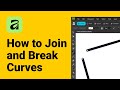 How to Join and Break Curves in Affinity