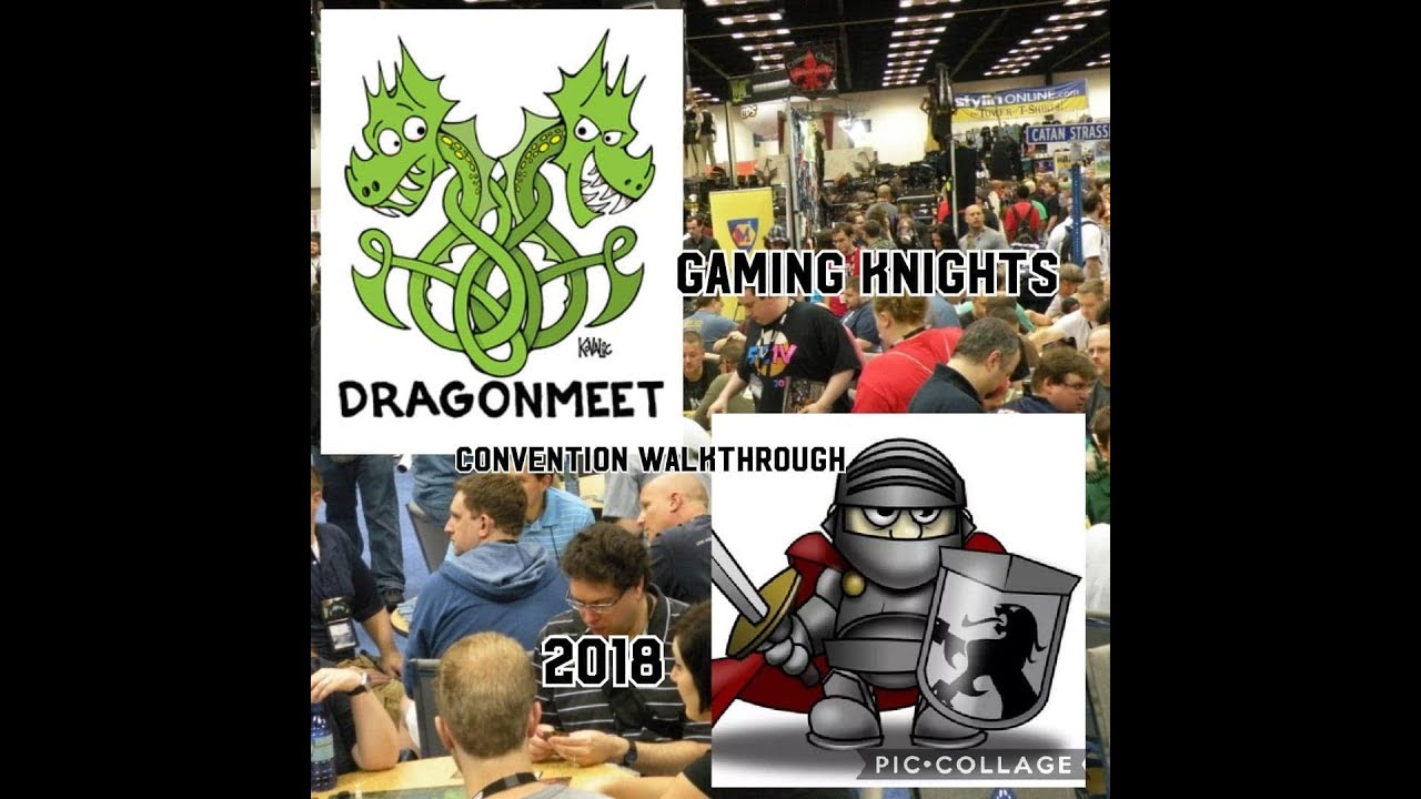 Convention walkthrough ; We go to Dragonmeet 2018