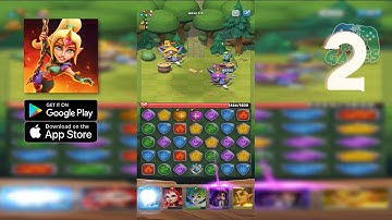 Puzzle Breakers: RPG Online Gameplay Part 2 - Level 7 ~ 10 (Android, IOS)