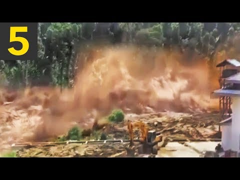 Top 5 LARGEST Flash Floods (caught on video)