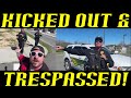 Frauditor kicked out  trespassed by military police