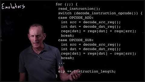 CS 134 OS—2.5 Emulators