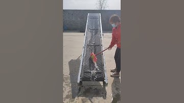 Small folding conveyor belt 1m~20m can be customized for loading and unloading,