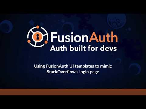 Replicating StackOverflow login with FusionAuth