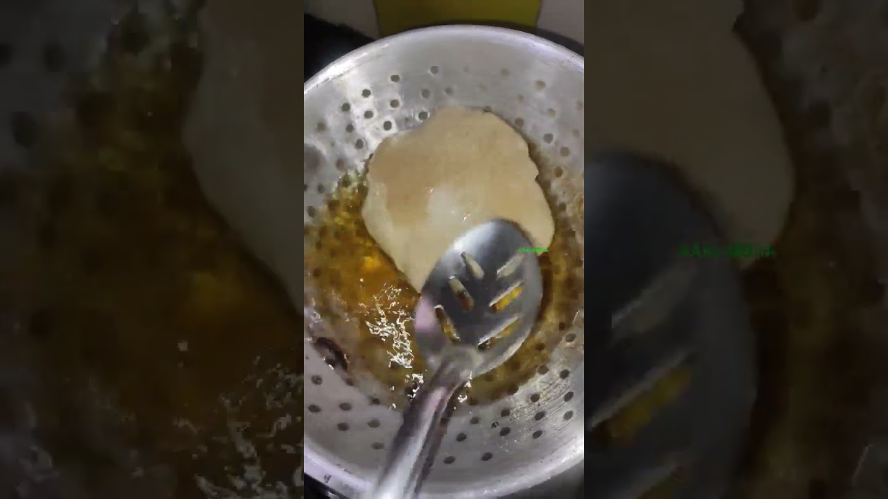 Poori making 