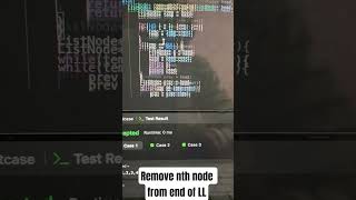 Remove nth node from end of Linked List #leetcode #coding #striversdesheet #dsa #programming #itjobs
