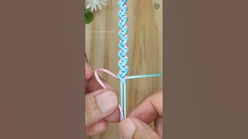 #shorts Crooked Half Hitch Modified Bracelet #macramebracelet