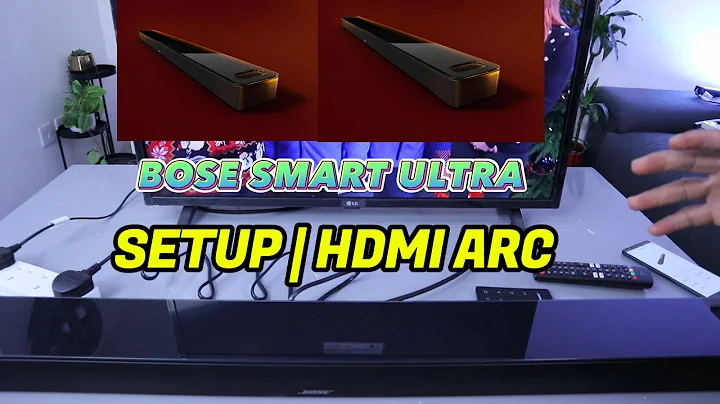 How To Setup Bose Smart Ultra Soundbar To TV | HDMI ARC