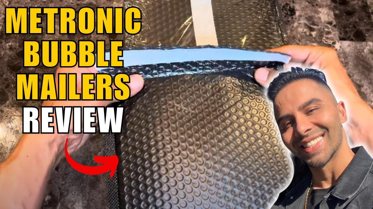 Metronic Bubble Mailers Review: Black, Padded, & Perfect for Shipping!