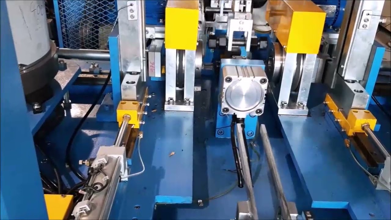 1inch stud with 4nuts Auto Production Line Stud chamfering+marking+thread rolling+nut assembly+pack