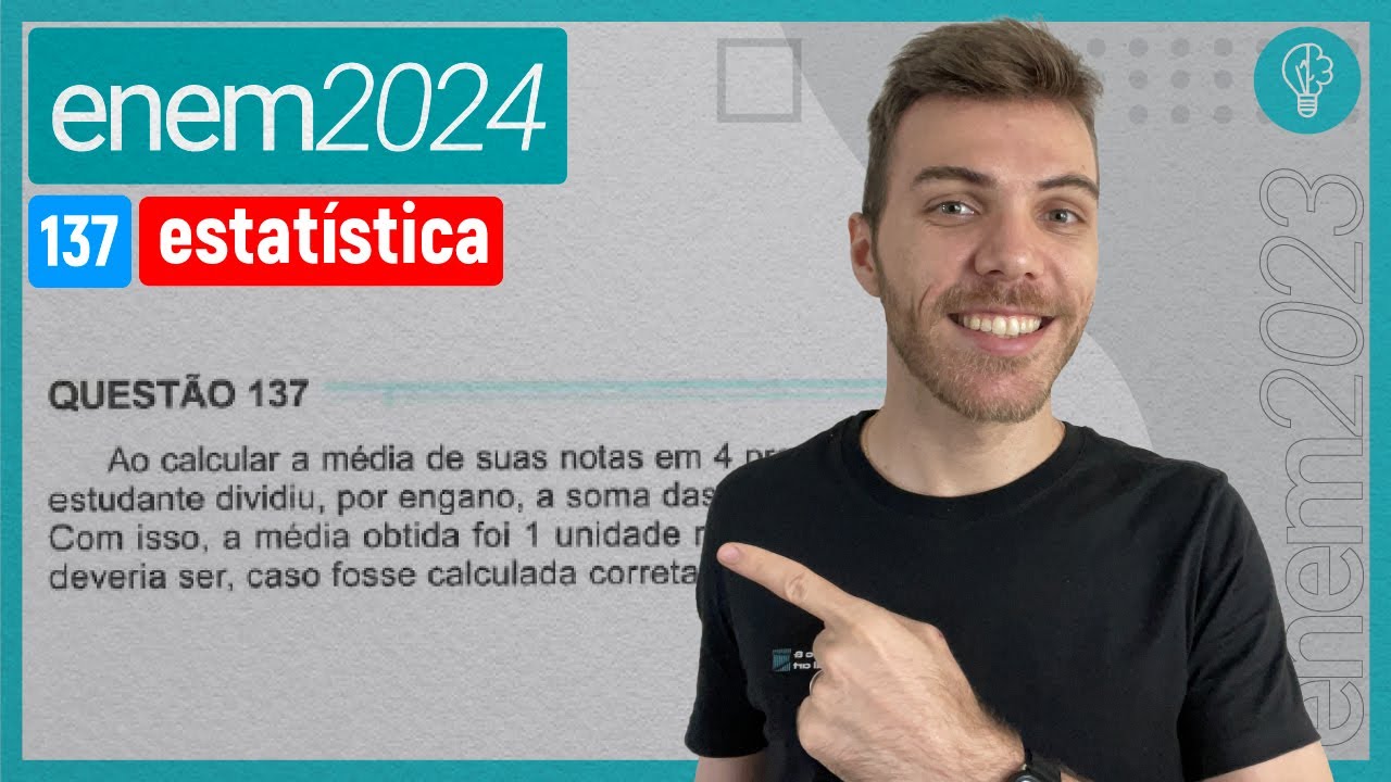 Ao calcular a média de suas notas em 4 provas, um estudante dividiu, por engano, a - ESTATÍSTICA