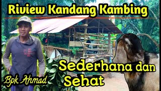 Kandang Kambing Sederhana, Murah dan Sehat