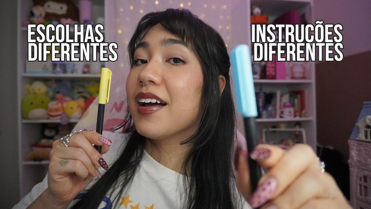 ASMR | Siga Minhas Instruções (mas as Instruções MUDAM de acordo com a sua PERSONALIDADE)