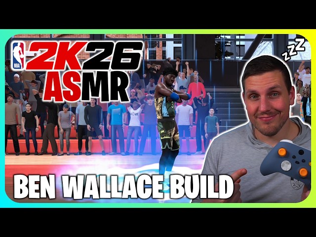 (ASMR) NBA 2K26 Ben Wallace Build Rec Gameplay (Controller Sounds)