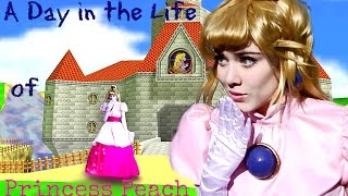 ♥a day in the life of princess peachcosplay video♥
