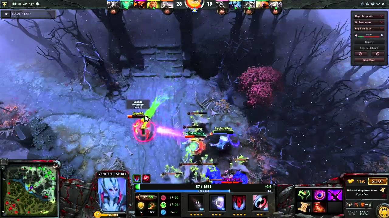 Vengeful Spirit Stun Kill & Escape - Dota2