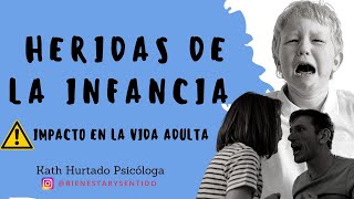 HERIDAS DE LA INFANCIA Y SU IMPACTO EN LA VIDA ADULTA - TEORIAS PSICOLOGICAS 2023