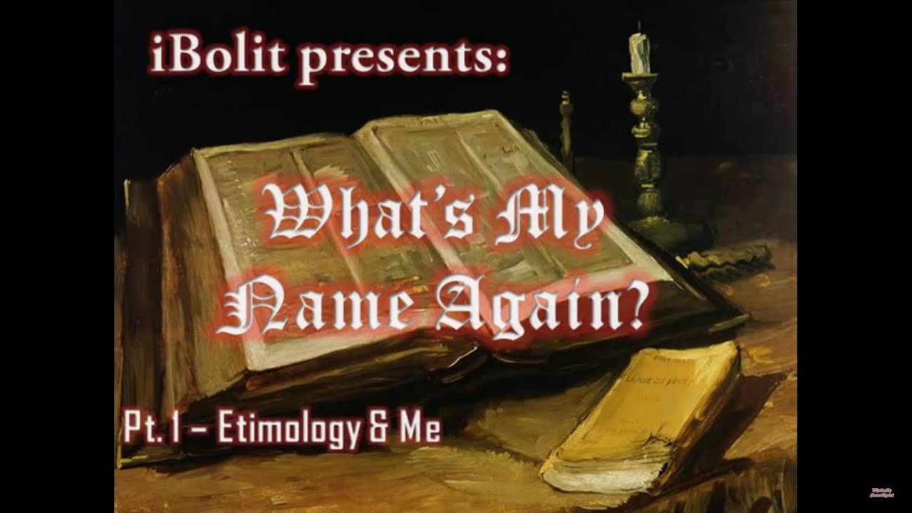 Etymology & Me (Hebrew Names)