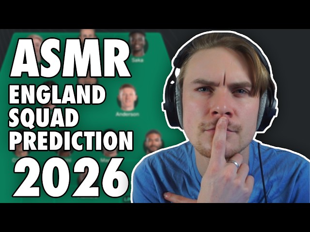 ASMR | Predicting The 26-Man England Squad! (Whispered)