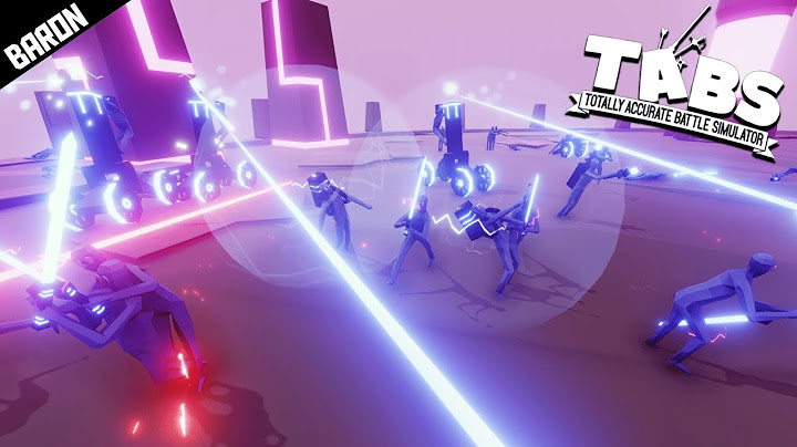 Totally Accurate Battle Simulator NEW NEON Faction, All NEW Units