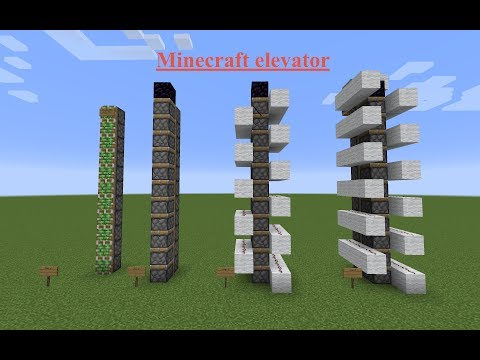 Minecraft elevator tutorial