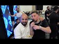اقوى استقبال الفنان محمد عمران العريس بلال العبيدي 