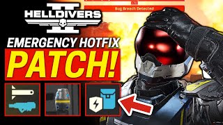 Helldivers 2 EMERGENCY HOTFIX! Weapon and Enemy Balance Update! by Stylosa 74,516 views 10 days ago 9 minutes, 21 seconds