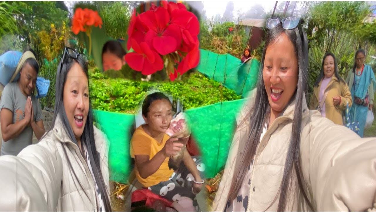 || Сегодня в моем доме так много цветов расцвело! || Я поливаю картошку, сестра!!