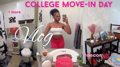 HBCU COLLEGE MOVE-IN DAY VLOG!!! + DORM TOUR @ VSU * pt.1 COLLEGE DAIRIES *