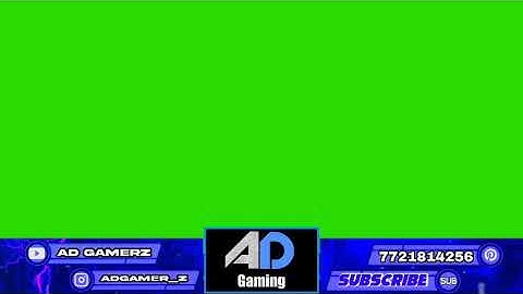 Free 🔥 Green Screen Ovarlay ||  Animated Intro For Gaming ||  overlay editing