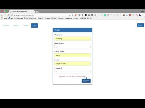 Online Auction System
