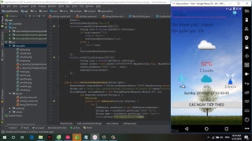 Lập trình Android - Weather API: Ứng dụng dự báo