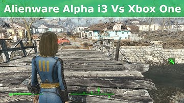 Alienware Alpha Vs Xbox - Fallout 4 Modded PC Textures Vs Vanilla Textures