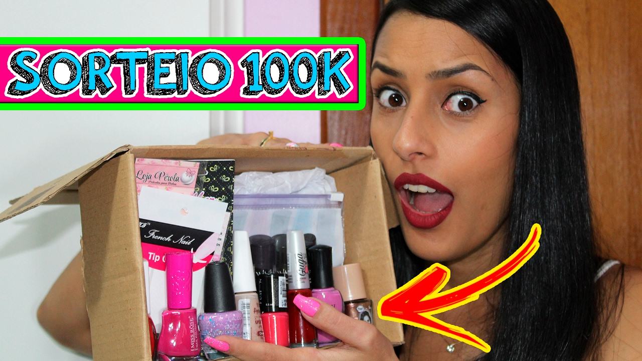 SORTEIO DE 100K INSCRITOS !!! | Unhas da Lalá - YouTube