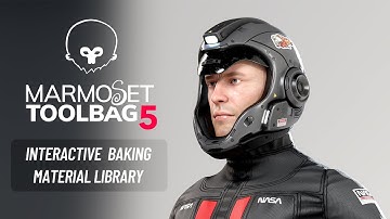 Marmoset Toolbag 5, New Interactive Baking, Material Library tricks!